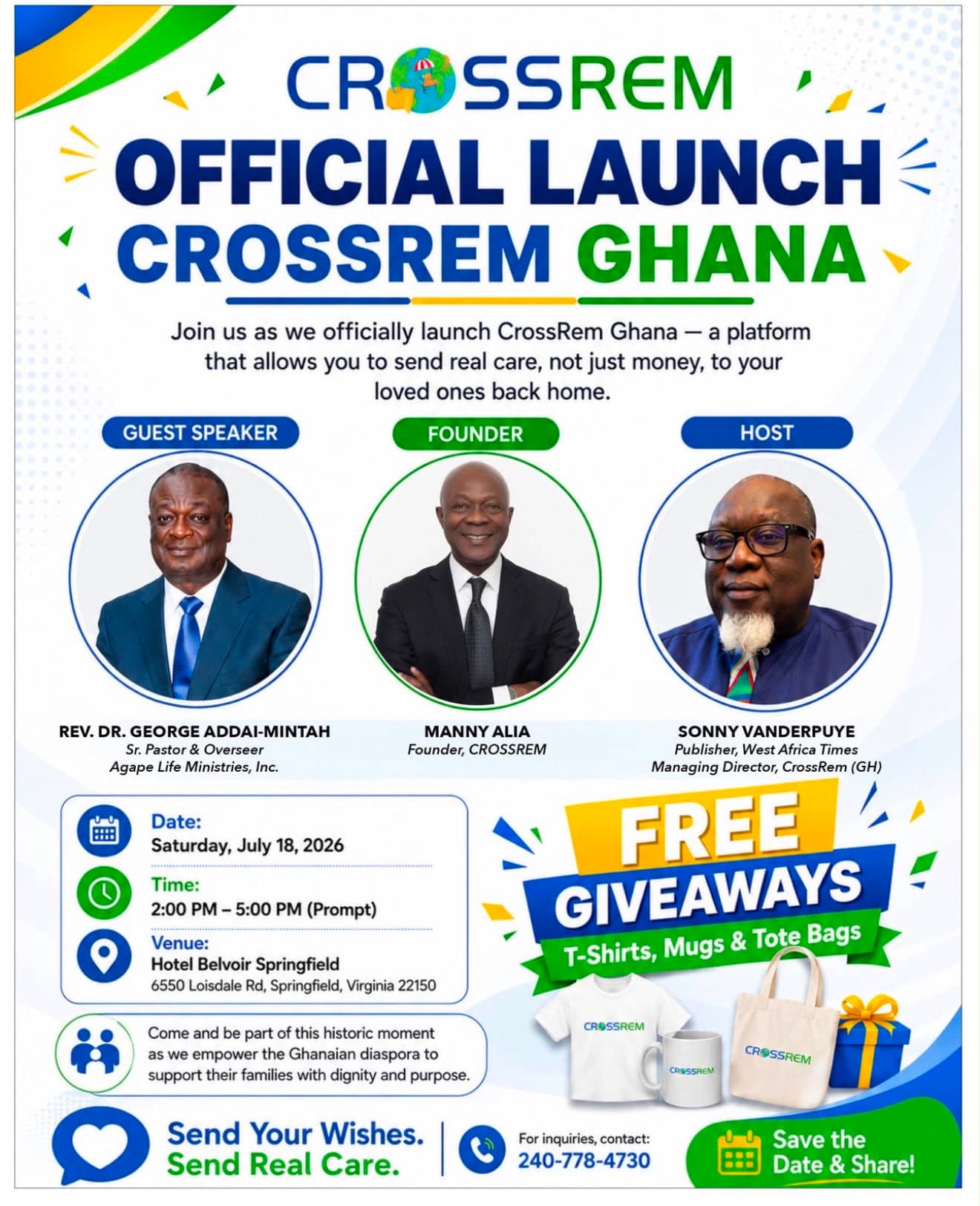 OFFICIAL LAUNCH CROSSREM GHANA